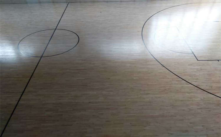 柞木乒乓球館木地板雙層龍骨結構