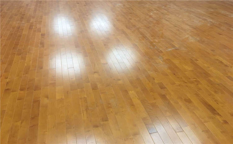 楓木籃球館木地板施工技術方案