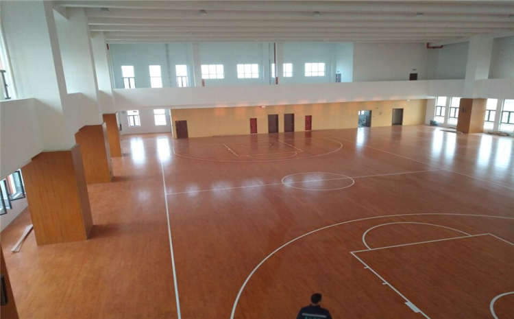 俄勒岡松木地板籃球場雙層龍骨結(jié)構(gòu)
