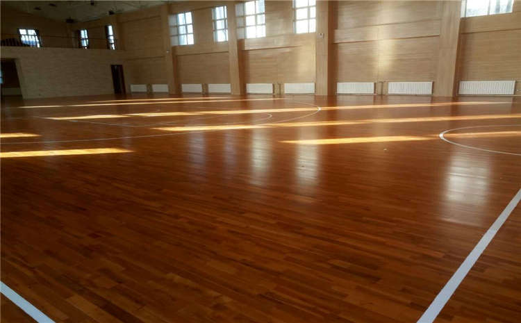 楓木籃球館木地板施工技術方案